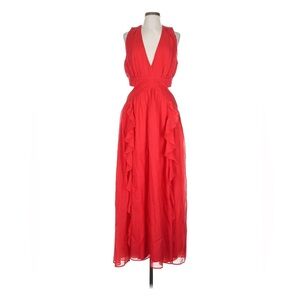 Abercrombie Red Backless Dress